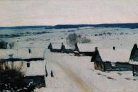 Деревня. Зима. 1877-1878
