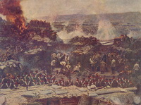 Осада Севастополя (Деталь панорамы Франца Рубо)