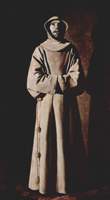 Картина Ф. де Сурбарана “Франциск Ассизский“