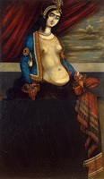 Женщина с шарфом