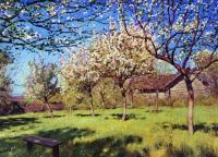 Цветущие яблони. 1896